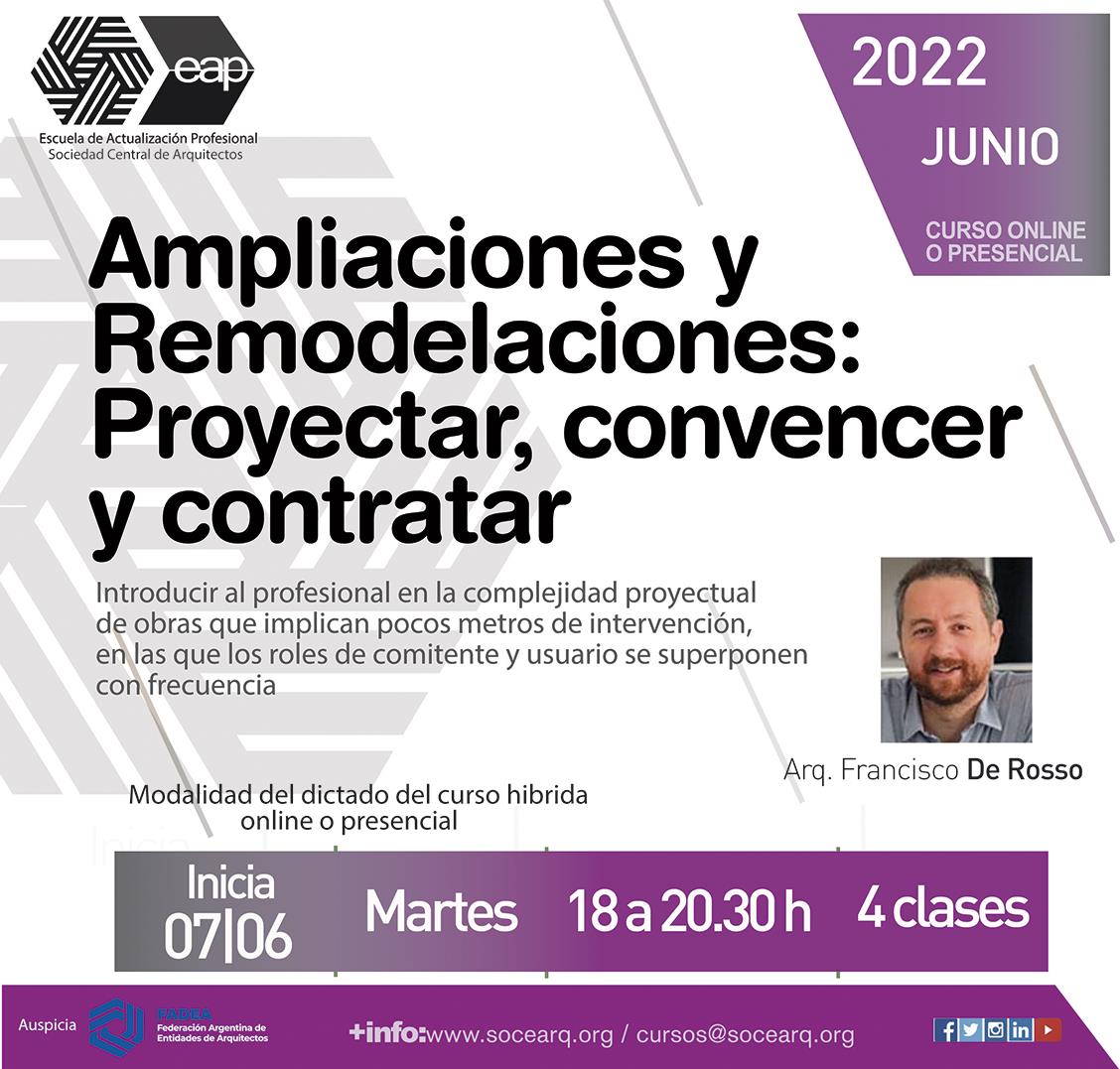 Nuevo Curso a dictarse próximamente en la Sociedad Central de Arquitectos